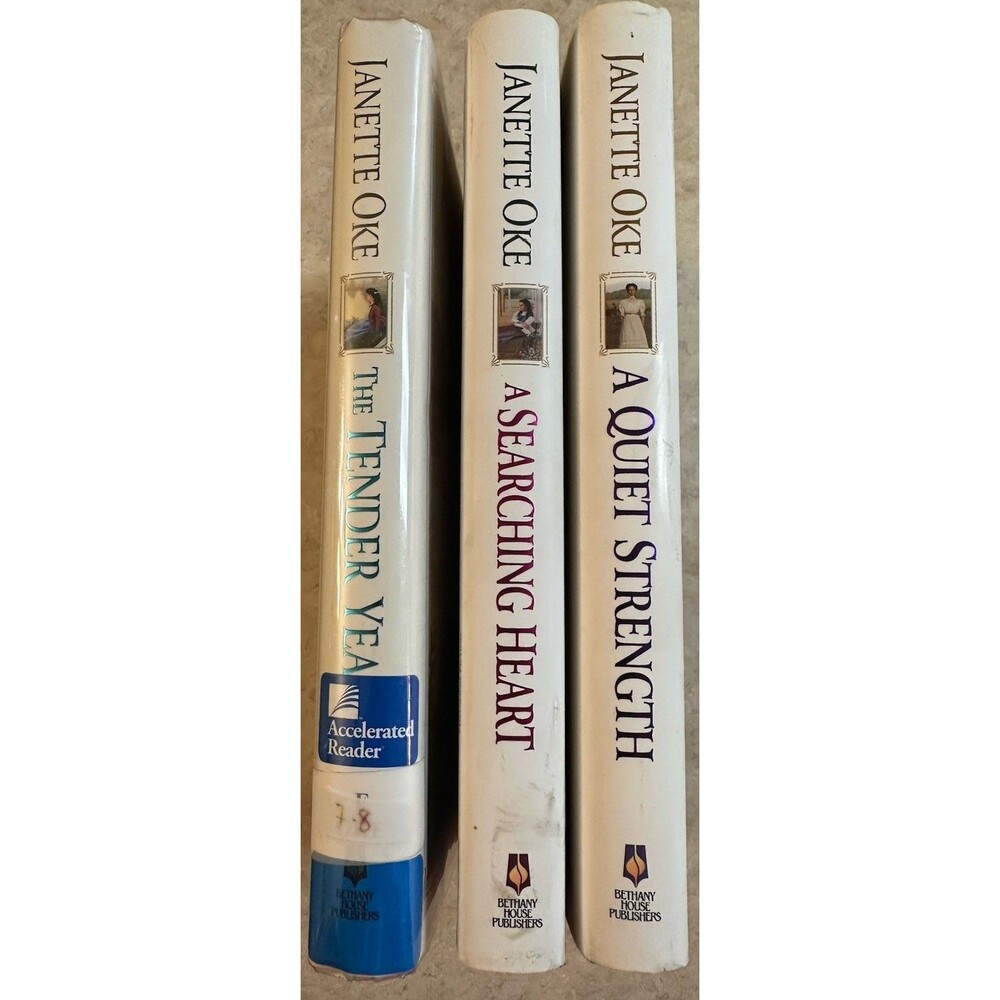 A Prairie Legacy by Janette Oke Series Book Lot 1 2 3  Tender Years Hardcover